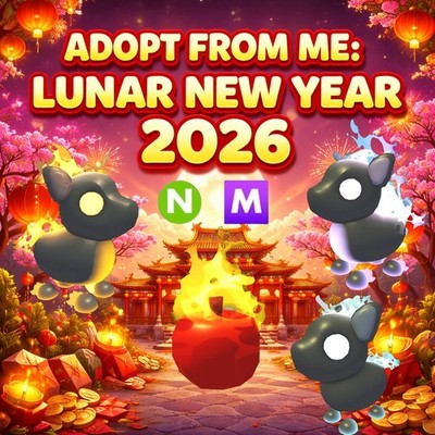 Lunar New Year 2026 - Fire Horse Apple -Fire Mare -Fire Stallion | ADOPT FROM ME
