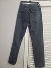 Agolde Jeans Womens 100% Org Cotton Black Straight Leg Buttons Size 25 Mint  — photo 2
