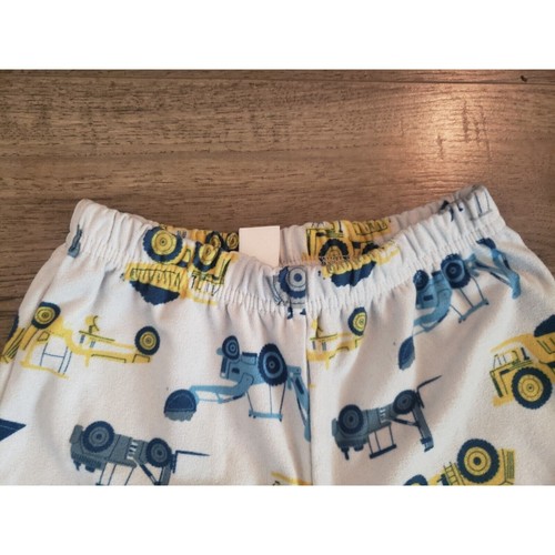 Toddler Boys Pajama Pants 4T Lot of 4 Fleece Forest Bears Trees Monster Trucks - Picture 7 of 10