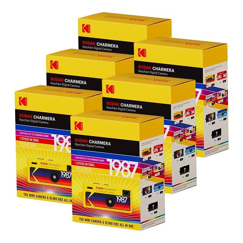KODAK CHARMERA Keychain Digital Camera 6 pack Blind Box FULL SET