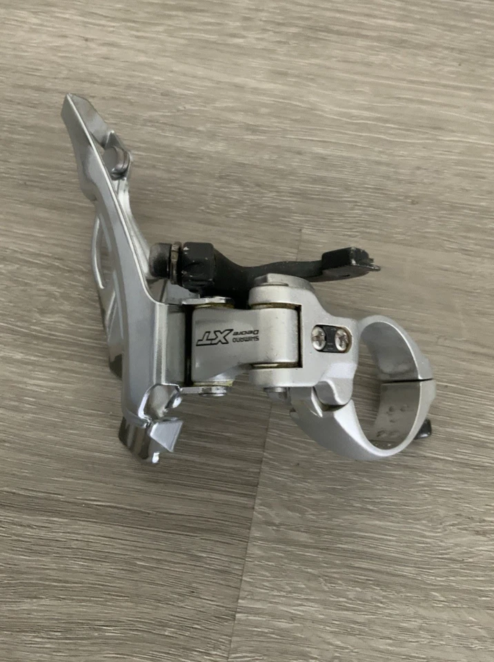 SHIMANO XT FRONT DERAILLEUR TRIPLE CLAMP-ON 34.9 MM MODEL M761 6, 7, OR 8 SPEED - Image 2 of 4