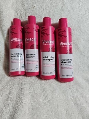 4 Pack -Viviscal Thickening Shampoo with Biotin & Keratin 8.45 FL OZ