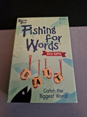   Fishing For Words Dice Game Complete  University Games