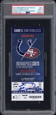2017 George Kittle Signed 1st NFL TD Ticket 49ers Colts 10/8 PSA 9 Mint Auto 10