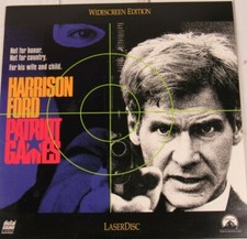 Patriot Games, Harrison Ford, Widescreen Extended Play Laser Disc R