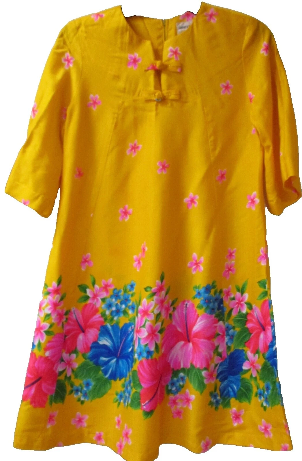 Acrylic Hawaiian Casual Vintage Dresses for Women