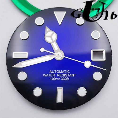 Reloj 29mm NH35 Dial Verde Luminoso Estéril Ajuste Movimiento NH35 NH36 - Imagen 10 de 20