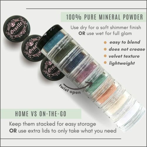 Mineral Makeup By Giselle Baby Doll Mint 8 Stack Eyeshadow - Picture 4 of 9