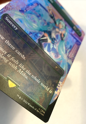 MTG Harmonize RAINBOW FOIL Secret Lair x Hatsune Miku 1596 NM | eBay