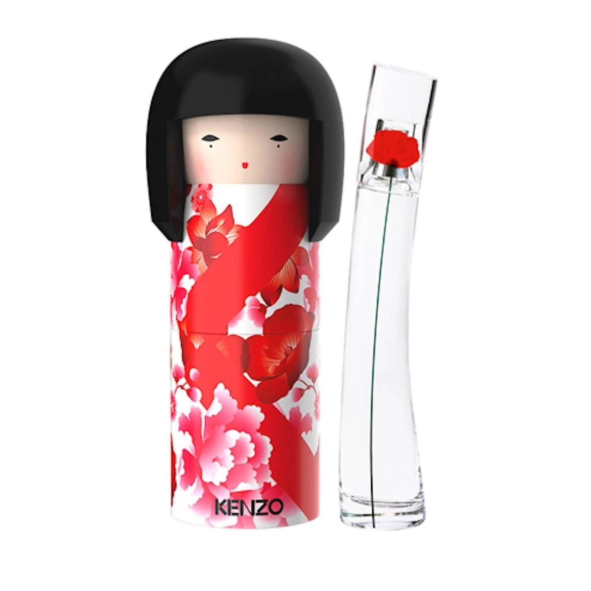 Kenzo Flower Eau De Parfum 50ml Spray Kokeshi Doll Collectors