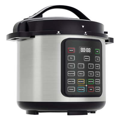 HOMEFLA Cooker 8 Quart 7-in-1 Electric Pressure Cooker Multi-Function Features