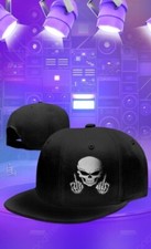 SOMBRERO SNAPBACK PARA HOMBRE ACTITUD CALAVERA VOLTEAR EL PÁJARO GÓTICO DJ CAMIONERO DIVERTIDO