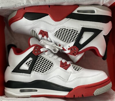 Air Jordan 4 Retro Fire Red (Gs) 2020 Sz 6.5Y | eBay