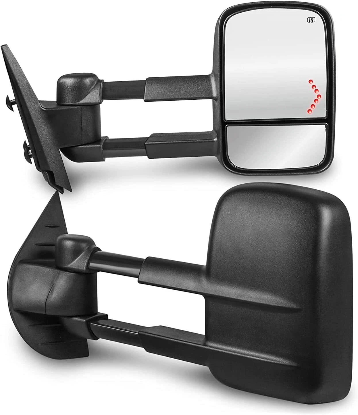 Pair Power LED Signal Tow Mirrors For 2007-2013 Chevy Silverado 1500/2500/2500HD
Opens in a new wind