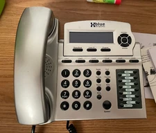 Xblue Networks Six Line Digital Speakerphone Phone EKT-Titanium Metallic 1670-86