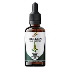Mullein Leaf Tincture Natural Liquid Drops Extract 2 Oz Lungs Breath Respiratory
