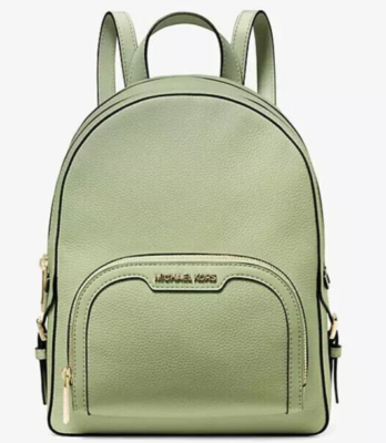 Michael Kors Jaycee Medium Light Army Green Backpack 
