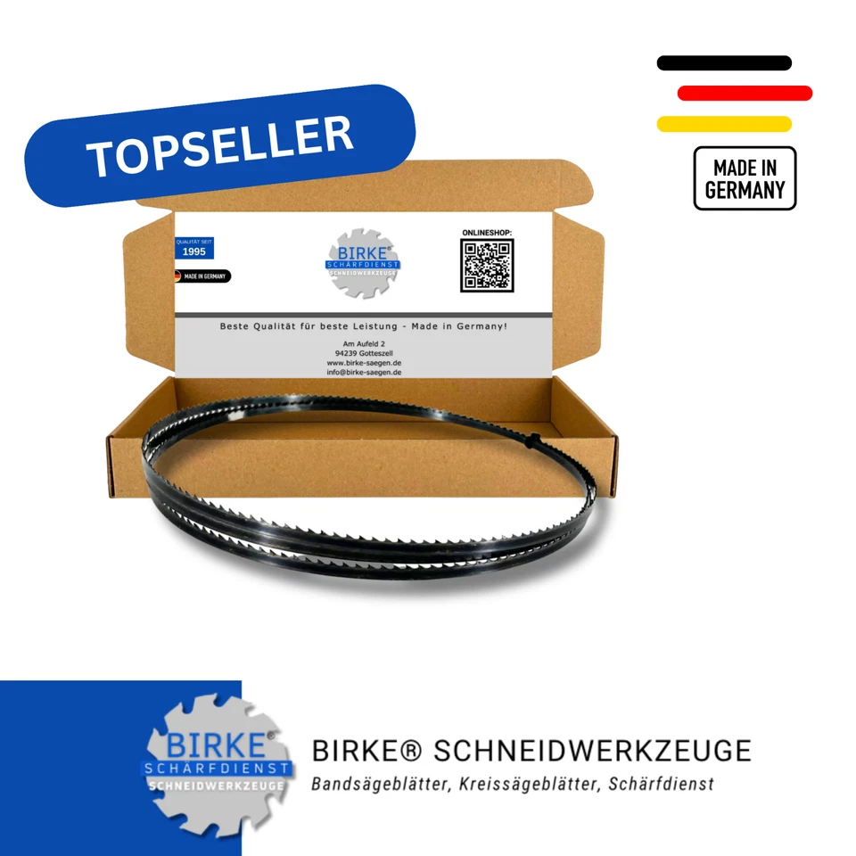 Bandsägeblätter Premium Flexback 1070-2500mm 6mm 6ZpZ Hartholz Langlebig - Bild 2 von 4