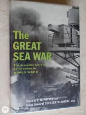 1960 THE GREAT SEA WAR E B POTTER CHESTER NIMITZ HC/HARDCOVER/DJ BOOK