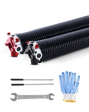 Garage Door Torsion Springs Pair of 0.25 x 2 x 31 inch with Winding Bars