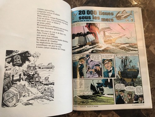*Paperback French Comic Book 20000 Lieues Sous le Mers d'après Jules Verne - Picture 4 of 5