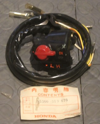 NOS Honda CB450 NEW Starter Switch Assembly Lighting Dimmer 35300-319-670 BIN C