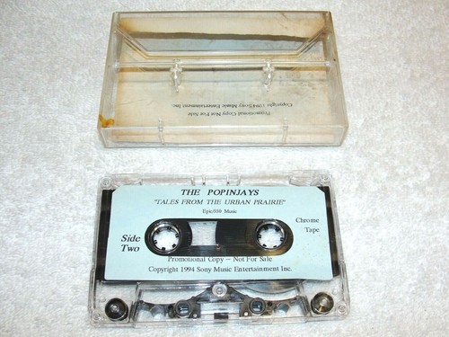 The Popinjays "Tales From The Urban Prairie" 1994 Promo Cassette, Indie Pop/Rock - Picture 2 of 3