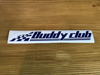 Buddy Club Aufkleber. Nagelneu.