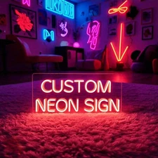 Personalized Gamer LED Neon Sign – Custom Wall Decor for Gaming Setups & Stream