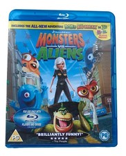 Monsters Vs Aliens | Blu-Ray including Bob's Big Break in 3D + 4 Pairs Glasses
