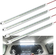 12V Interior LED Light Bar, DC 12V LED Light Strip W/Switch for Car, Trailer, Tr