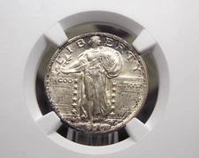 1920 "P" Standing Liberty Quarter SLQ 25c NGC MS61 FH #002 *FULL HEAD* Unc ECC&C