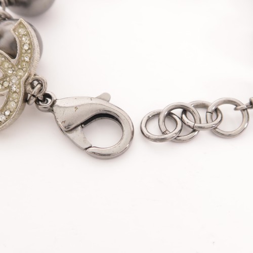 CHANEL CC Bracelet Metal Gray/Silver - Picture 6 of 8