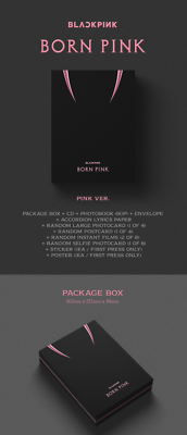 BLACKPINK - 2nd ALBUM [BORN PINK] BOX SET [PINK ver.] + Store Gift