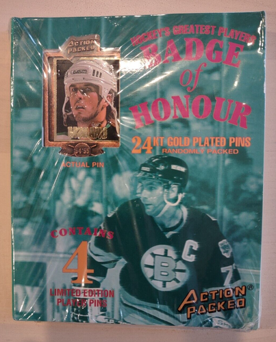 1994 Action Packed Badge of Honour Limited Edition Pins; contains MIKE MODANO