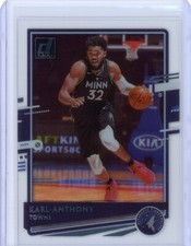 2020-21 Clearly Donruss Karl-Anthony Towns Base - Minnesota Timberwolves