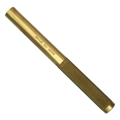 Wilde Tool Solid Brass Drift Pin Punch 3/4'' x 8'' Made in USA BP2432