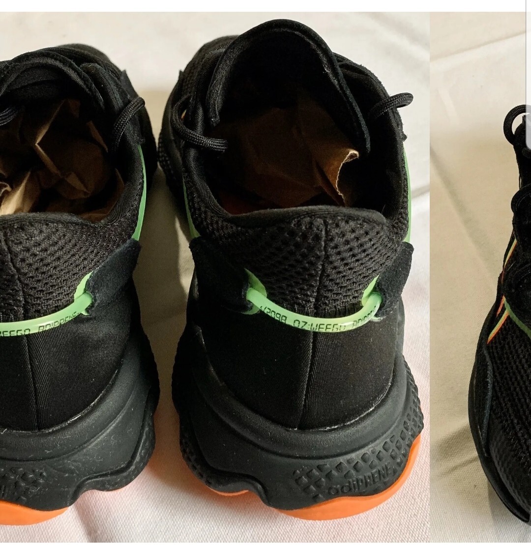 ＹＵＵＵ Adidas Shoes Ozweego Men's Size 11 Core Black Solar Green Hi Res
