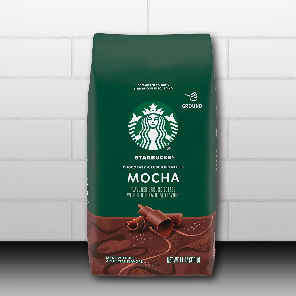 Starbucks Coffee Mocha Ground Coffee 11 oz Bag, Starbucks