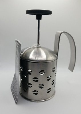 Brandani French Press Coffee Maker 6-Cups Stainless Steel Italy Frame Only!