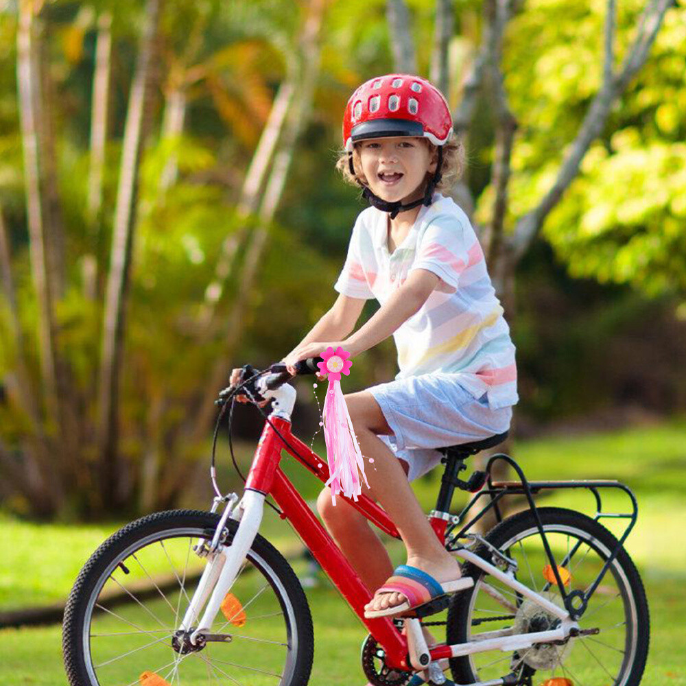 6Pcs Colorful Tassel Ribbons for Scooter Bike Handlebar Streamers