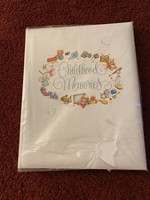 Vtg 1976 Hallmark Childhood Memories Adoption Child/Baby Keepsake Book/Album