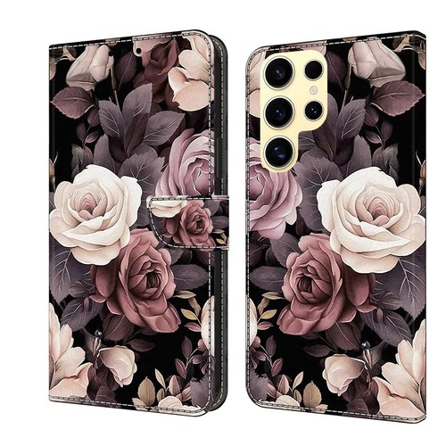 Pattern Flip Leather Card Holder Case For Samsung S24 Ultra S23 S22 S21 Plus FE - Picture 17 of 22