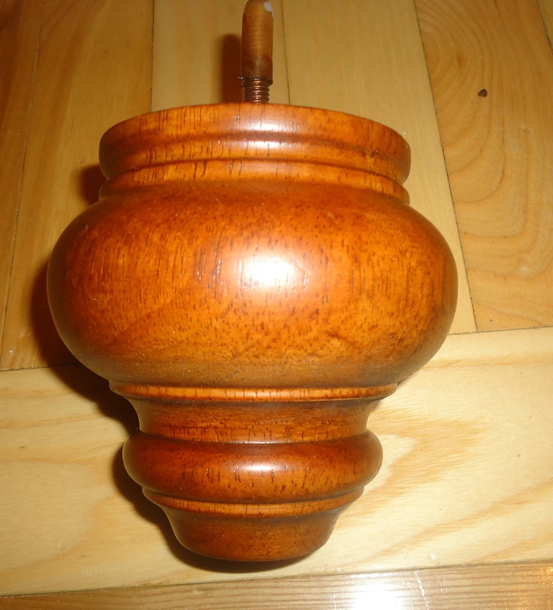 One Wooden Bun/Bunn Foot/Feet,or Leg for Furniture Finished New | eBay