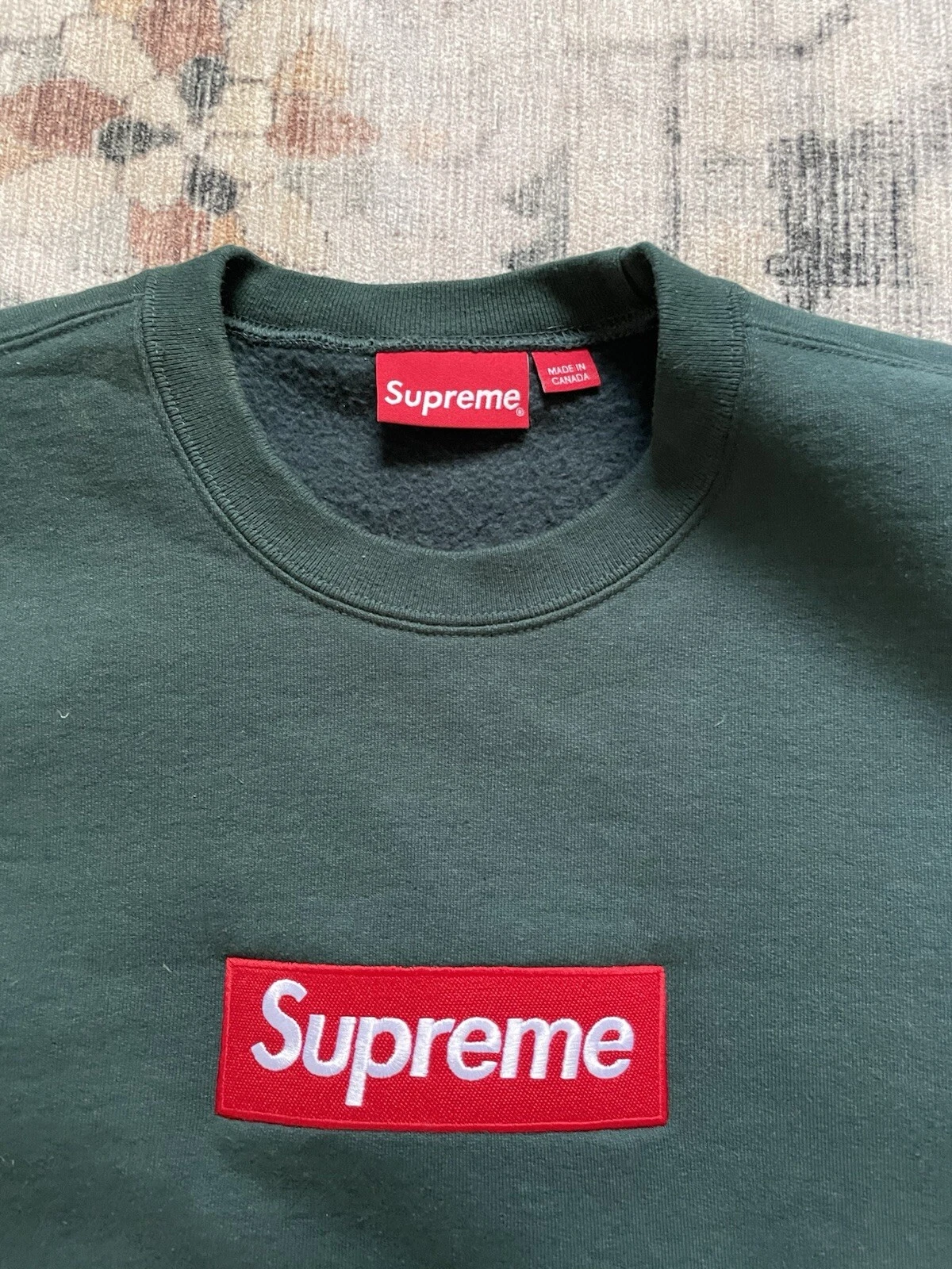Sweat Supreme FW22 Dark Pine Box Logo Large