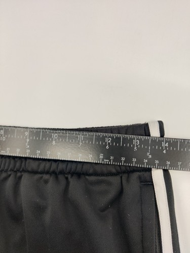 Adidas Boys Soccer Sweatpants Aeroready Tapered Large Black Zip Pantlegs 28Waist - Picture 15 of 20