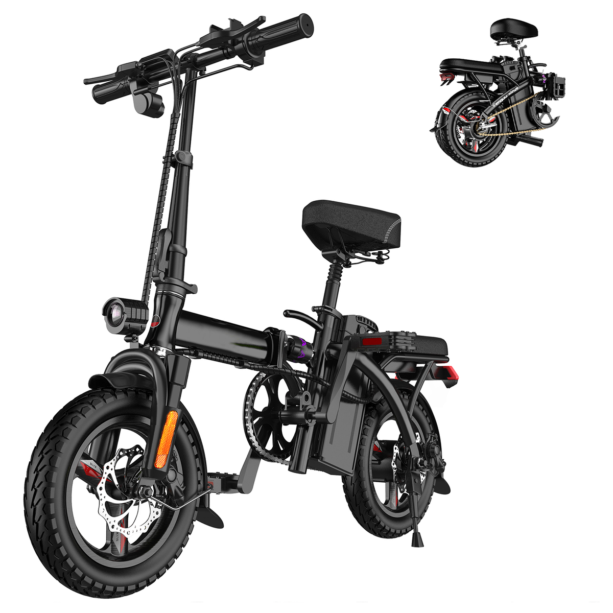 2025最新　折り畳み可EBIKE 400W48V10ah NEW Ebike 400W 48V Electric Folding Bike Bicycle 14