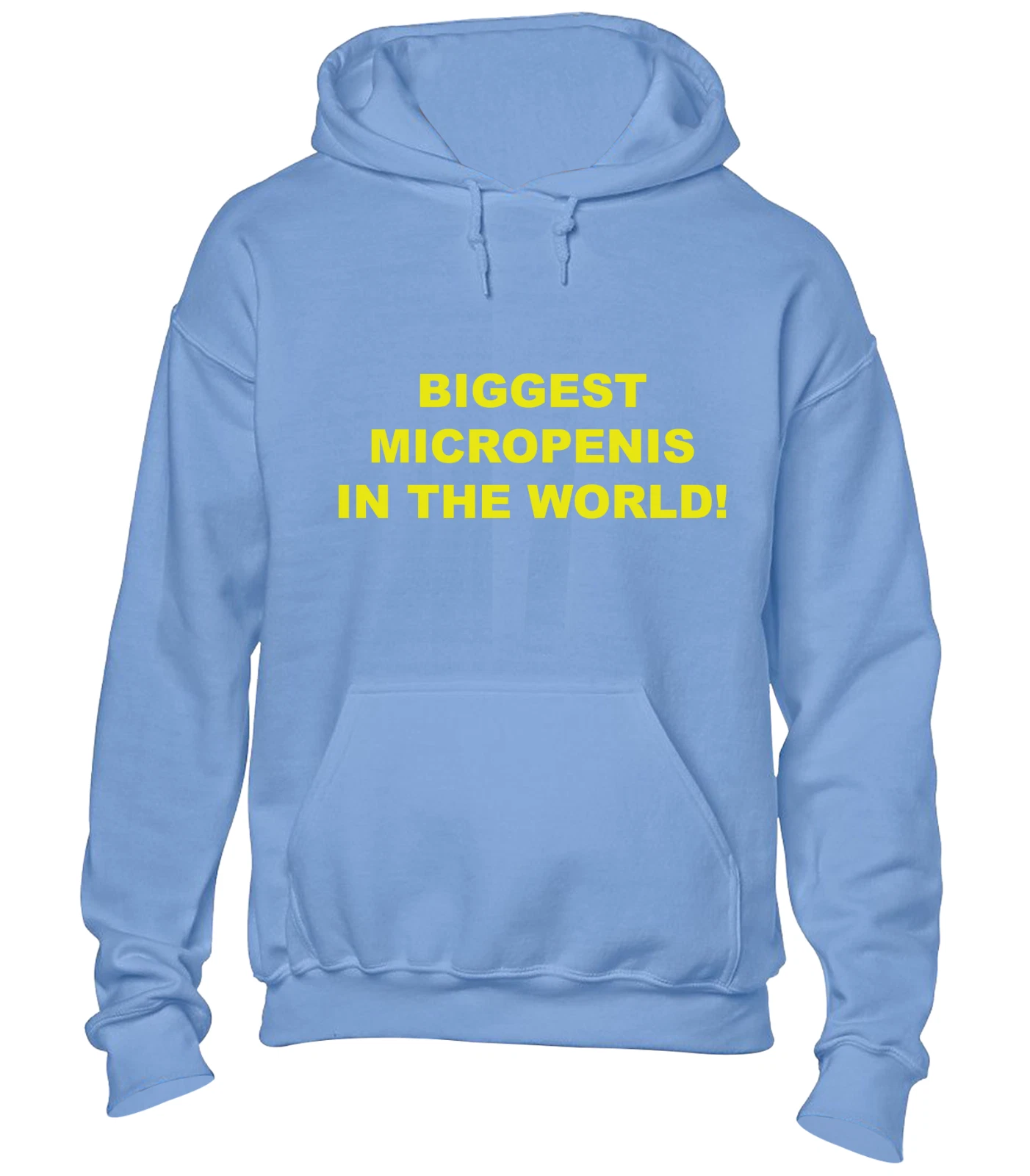 RHUDE FELPA CON CAPPUCCIO MICRO PENE PIÙ GRANDE DIVERTENTE SCHERZO MALEDUCATO DESIGN TOP REGALO PAPÀ NOVITÀ