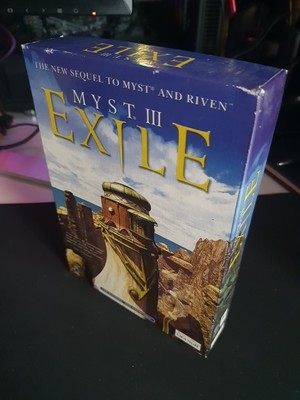 MYST III EXILE - MYST 3 PC & APPLE MAC SPIEL KOMPLETT MIT HANDBÜCHERN