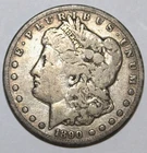 1890-CC Morgan Dollar - Fine - #0022E - FREE SHIPPING